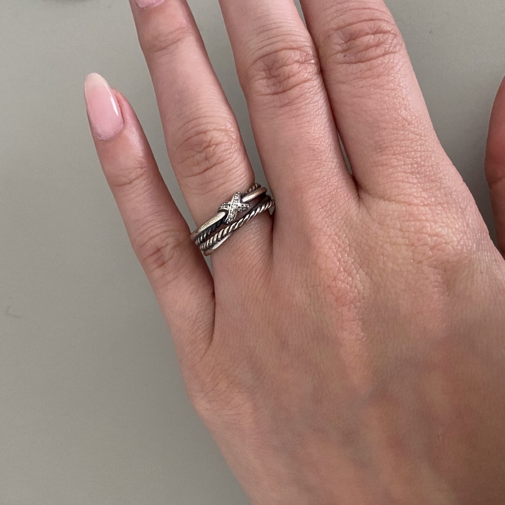 Diamond David Yurman ring size 7